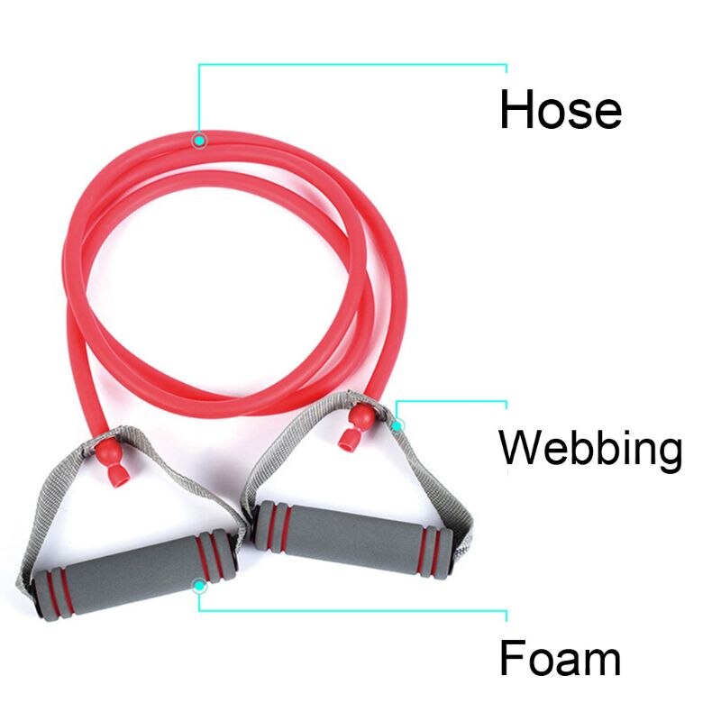 Multifunction Resistance Band Chest Expander Home Yoga Rally Band Exercise with Carrying Strap Arm Sports Fitness