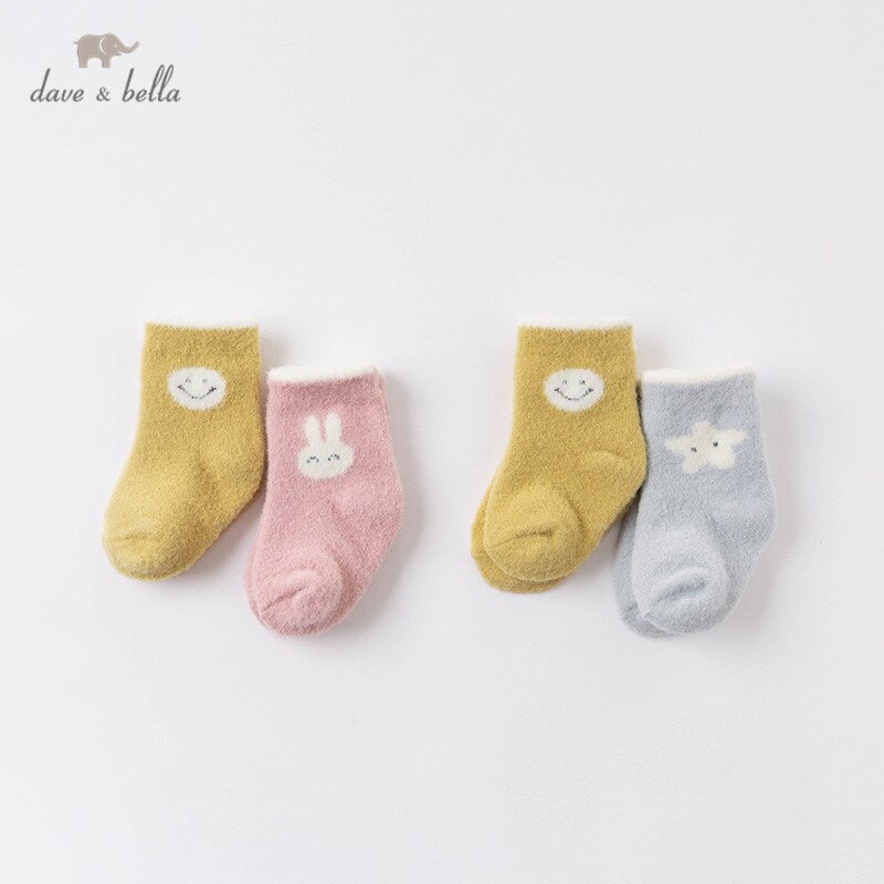 DB15696 dave bella winter baby girls lolita cartoon sock children girl socks