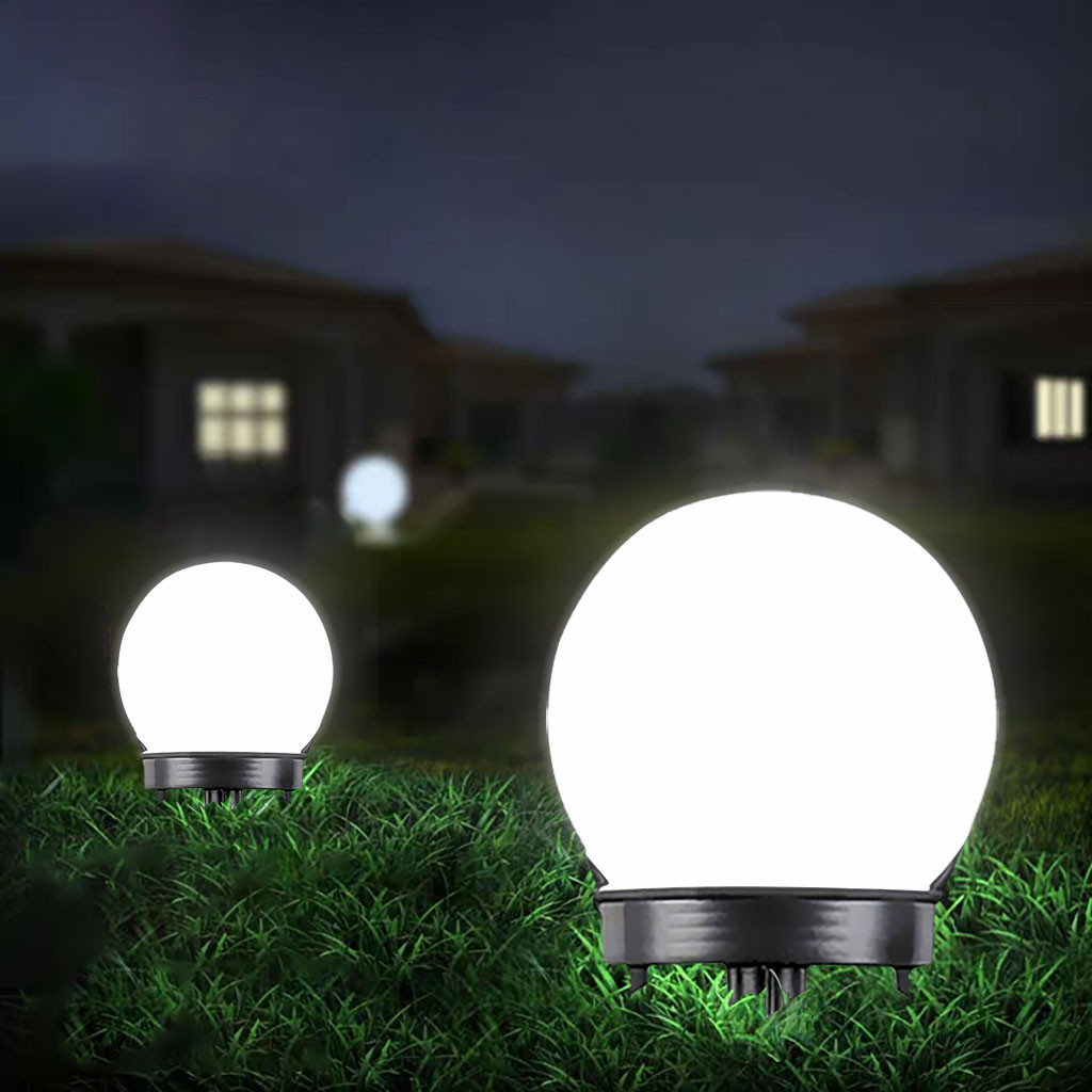 Led Solar Power Outdoor Garden Path Yard Ball Light Lamp Lawn Road Patio Waterproof Solar Powered Sunlight For Garden Decoration