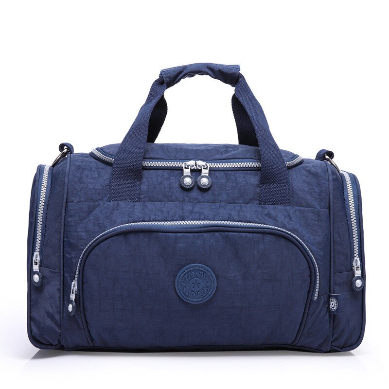 Bolsos de viaje de para hombre, bolsos de lona de viaje para mujer de gran capacidad, bolso de viaje de nailon para hombre, bolsa de viaje plegable: royal blue