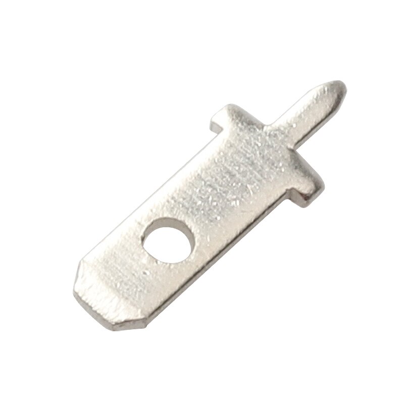 100pcs 2.8 Inserts Plug Spring Terminal PCB Solder lug thickness 0.5 /0.8 one legs ,PCB welding sheet DJ610-2.8-12