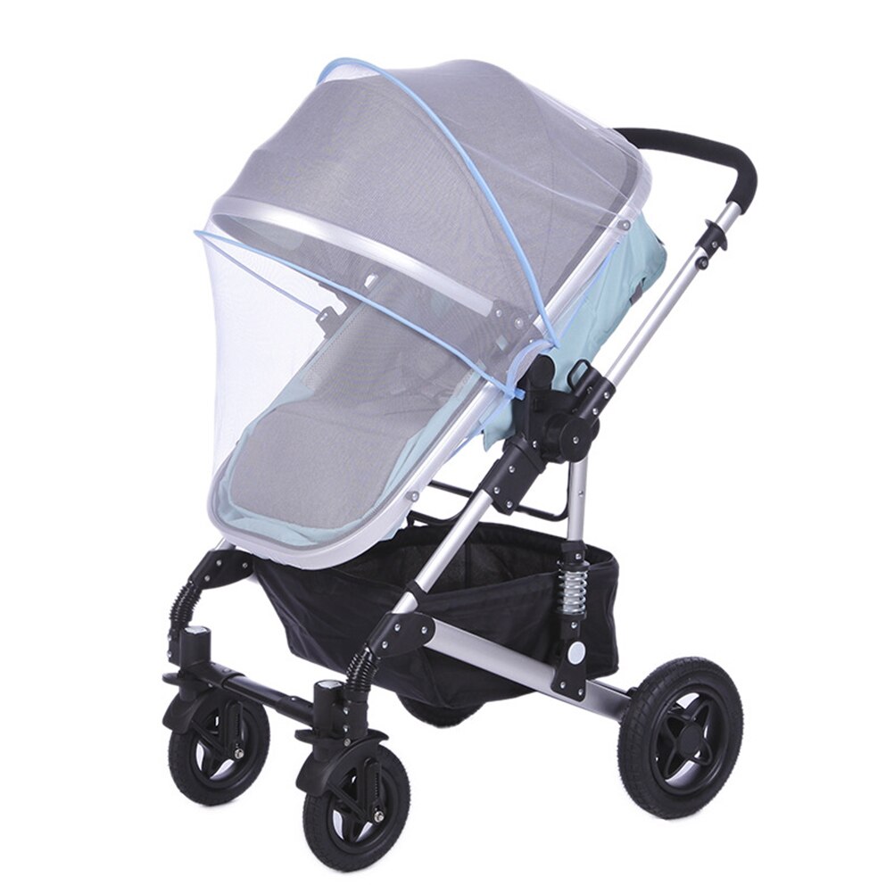 1 Stck Kleinkinder Kinderwagen Moskito Insekt Netz Sichere Gittergewebe Buggy Krippe Netz Warenkorb Moskito Sommer Baby Bett Netz Warenkorb Moskito: Blau