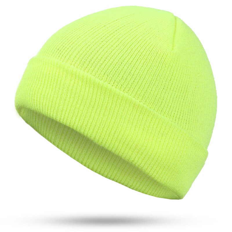 Hatt hip-hop häckmössa röd blå svart orange lila stretch stickade mössor höst vinter hattar för man kvinna skidmössa huva