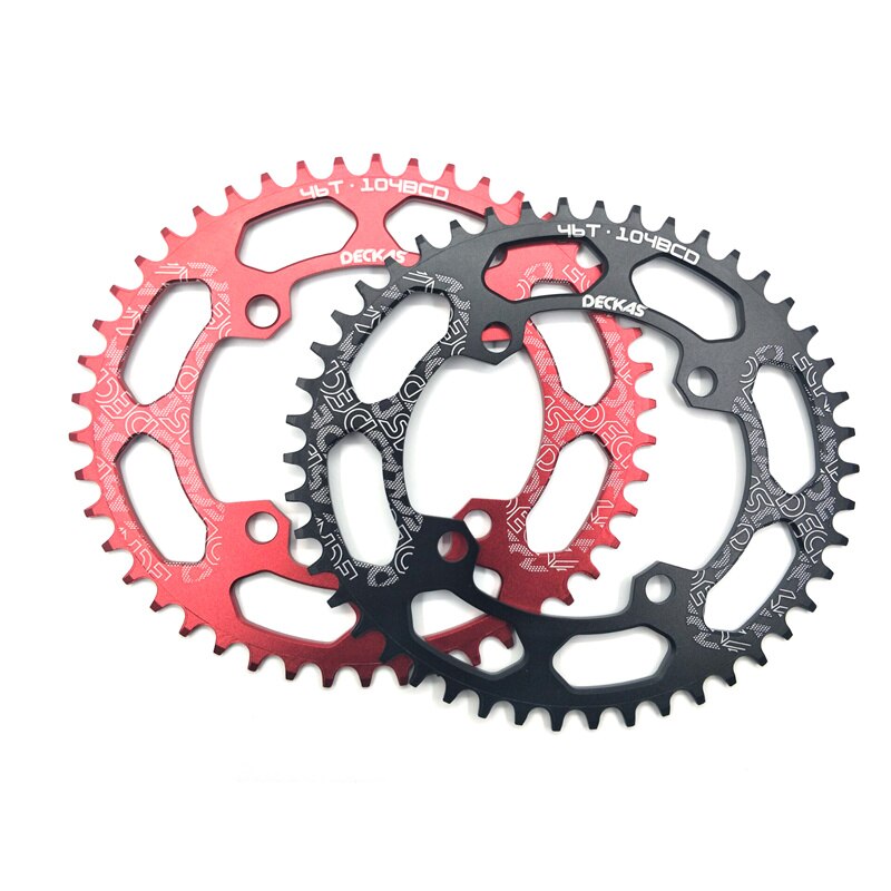 Deckas Ovale 104BCD 40/42/44/46/48/50/52T Mountain Fiets Kettingwiel mtb Bike Voor 8-12 Speed Crankstel Aluminium Kettingblad