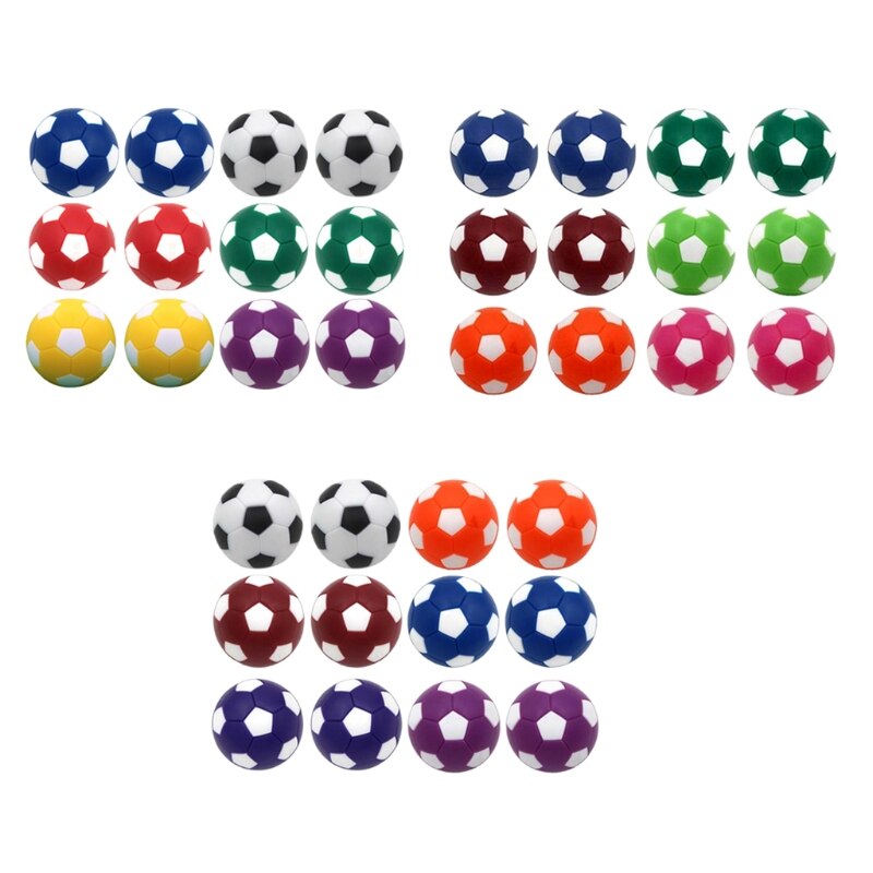 Foosball Balls Replacement 12 Packs,Table Soccer Balls 36mm Soccer Foosalls, Regular Size Foosball-Set of 12