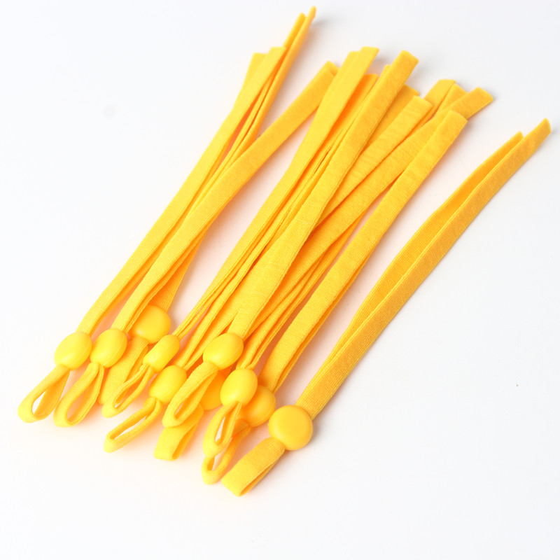 60 stück von Farbe Maske Elastische Band Nylon Elastische Handgemachte Diy Nähen Zubehör Einstellbare Maske Ohr Seil Material 11-12CM: Gold  60pcs
