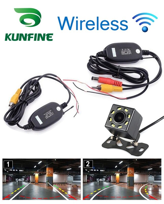 Universal Wireless CCD Rear View Camera with 8 LED Car Back Reverse Camera Night Vision Parking Assistance Camera: CCD wireless camera