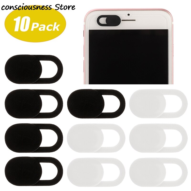10 pz/set WebCam Sticker Cover otturatore Cover Web Camera Privacy Sticker per Desktop Web Laptop obiettivi protezione della fotocamera