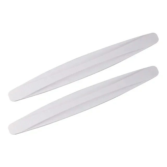 Protector Universal de parachoques delantero y trasero para coche, cubierta de parachoques de goma, tira protectora de labio, tira decorativa para parachoques, 2/4 Uds.