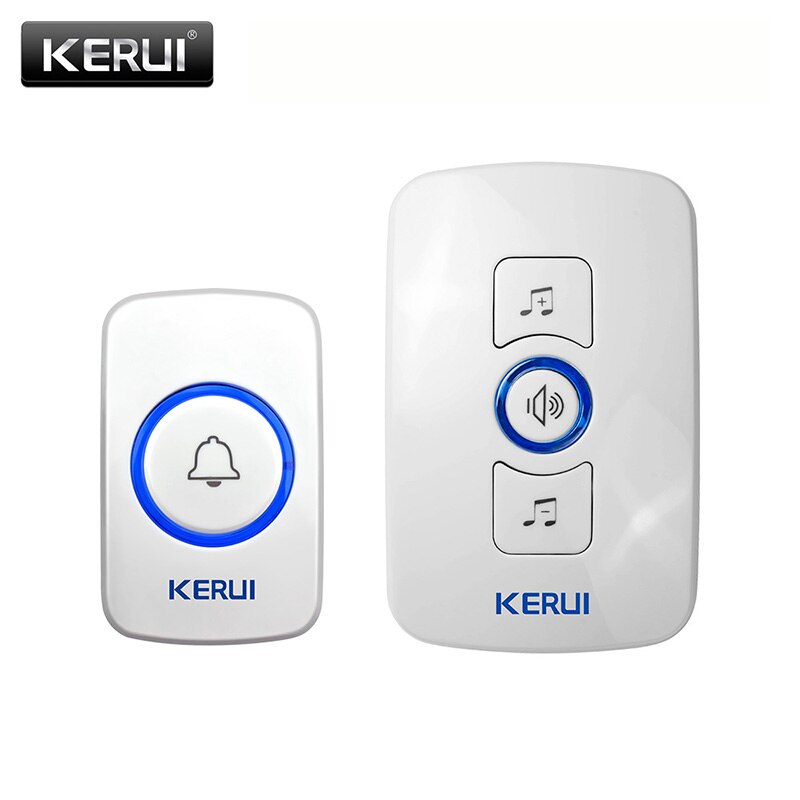 Kerui M525 Drahtlose Türklingel System 32 Lieder Optional Türklingel Absender Glockenspiel Willkommen Sicherheit Alarm System Bauen-in Antenne