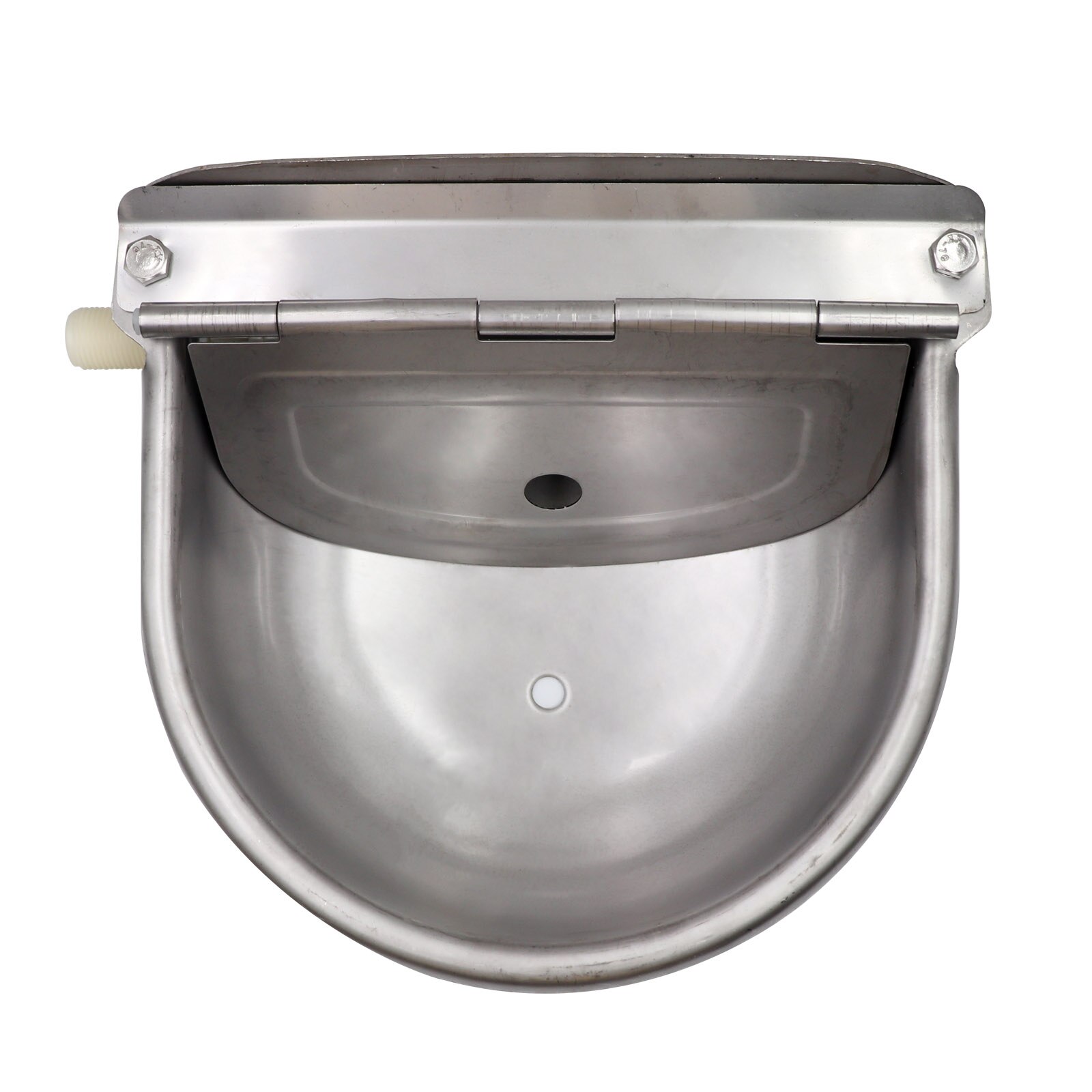 Cow Drinking Bowl Stainless Steel Automatic Float Water Outlet Cup Goat Drinker For Pig/Cattle/Sheep/Horse/Dog With Tube