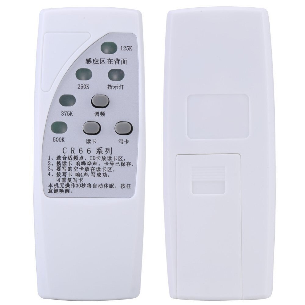 RFID Id-kaart Duplicator Programmeur Reader Writer Voor 125/250/375/500KHz CR66 Copier Duplicator Met licht Indicator