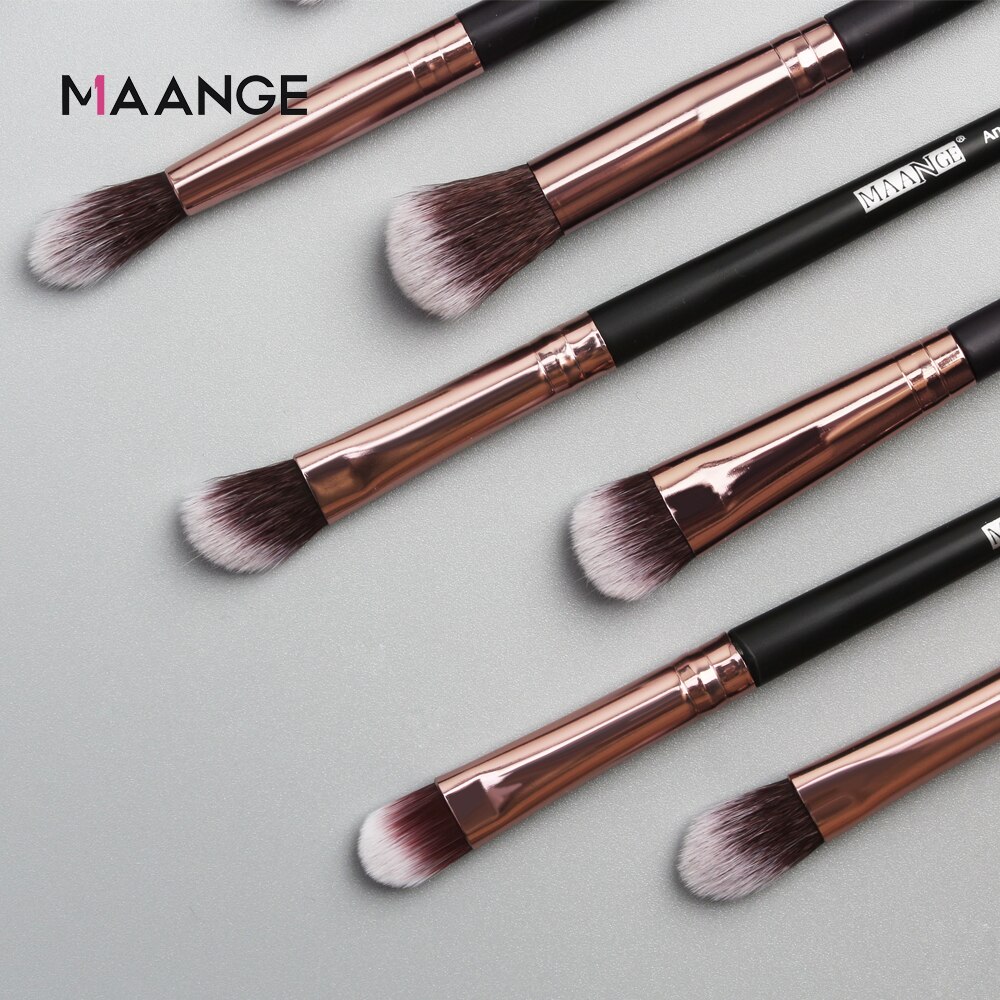 Maange 13 pçs pincéis de maquiagem conjunto profissional sombra fundação blush pó eyeliner eyelash lábio compõem escova cosméticos ferramenta