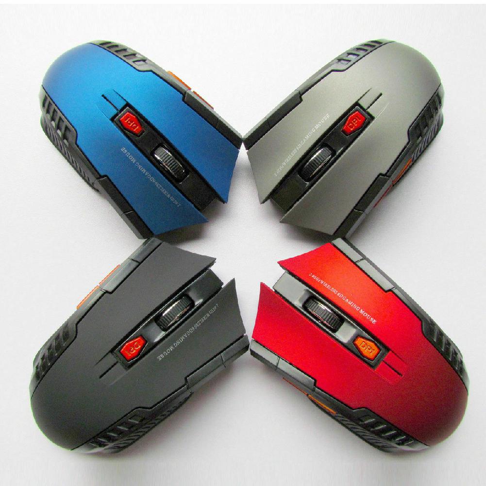 BEESCLOVER 2.4Ghz Mini Draadloze Optische Gaming Muis & Usb-ontvanger 1200 dpi voor PC Laptop