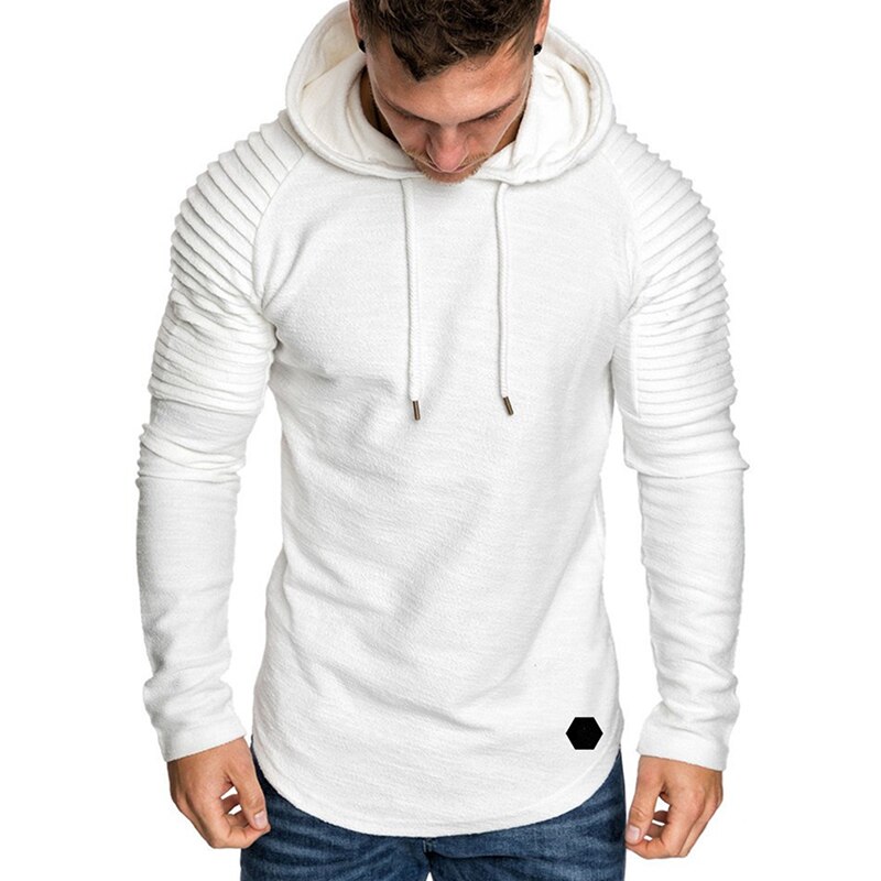 Menn basic hettegensere merke menn langermet solid sport hettegenser menn vår høst skateboard hettegenser
