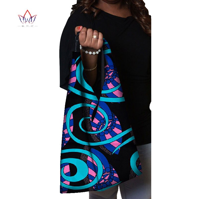 Bazin-sacs à main multi-couleurs pour femmes, sacoche Riche en tissu Jacquard 100% coton africain SP045: 3
