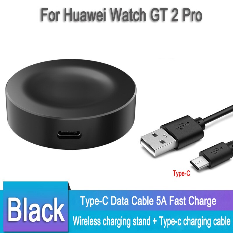 Usb Magnetische Oplaadkabel Voor Huawei Horloge Gt 2 Pro Ecg Draadloze Snelle Lading Type-C Data Lijn 5A super Snel Opladen Datalijn