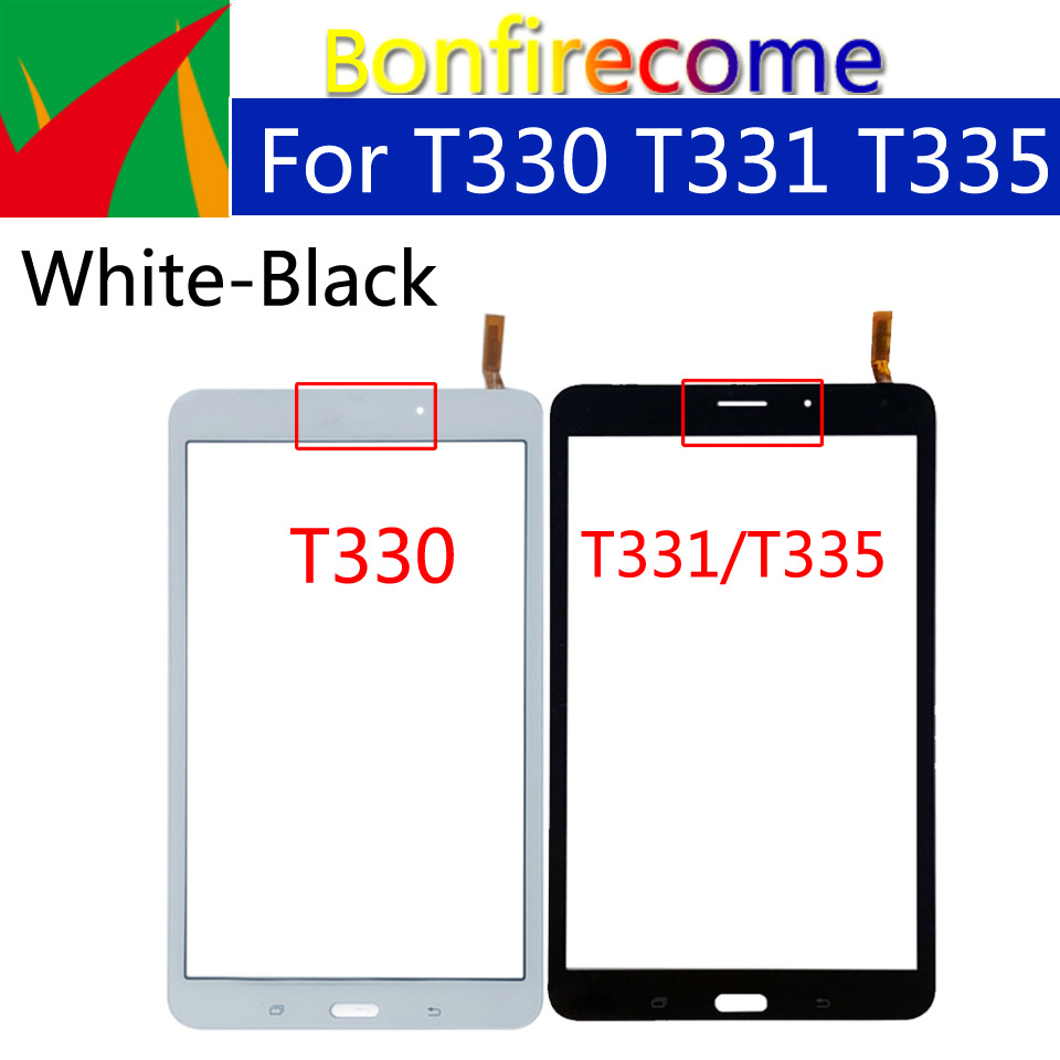 Dla Samsung Galaxy Tab 4 8.0 T331 t335 T330 ekran dotykowy Panel Digitizer szklany obiektyw wyświetlacz LCD Tablet wymiana ekranu dotykowego