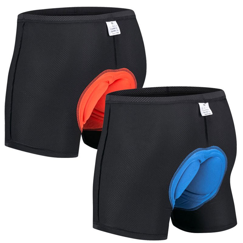 Pantalones cortos de ciclismo para hombre, mallas gruesas de silicona con esponja, transpirables de secado rápido