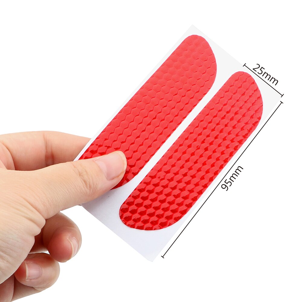 Yosolo 4 stuks/set reflecterende stickers voor auto's waarschuwingstape reflecterende strips autodeur wiel wenkbrauw sticker sticker veiligheidsmarkering