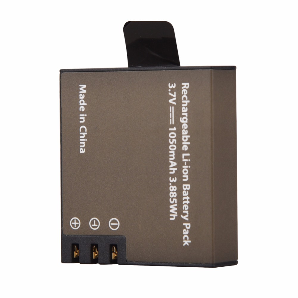 4 Stuks 1050Mah Oplaadbare Batterij Voor Eken 4K H8 H9/H9R Action Camera Batterij Met Oplader Voor sjcam SJ5000 SJ6000 SJ8000 M10
