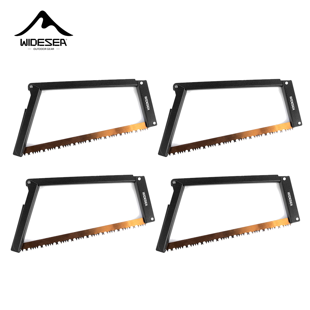 Widesea hopfällbar såg camping bärbar 32cm st mangan bågfil med förvaring hopfällbar skogsbruk utomhusverktyg för trä 4pc st