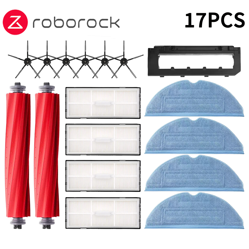 Roborock S7 S70 S7Max T7S T7S Plus Robot Vacuum Cleaner Accessories Main Brush cover Hepa Filter Mop Pad Spare Parts