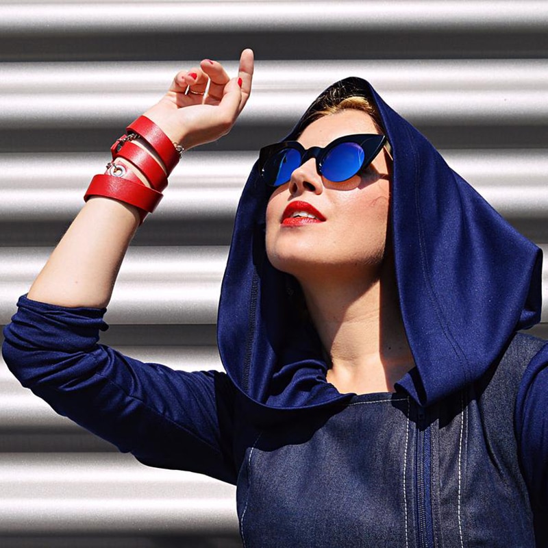 YD&YDBZ Leather Bracelet For Women Leather Jewelry Red Chain Bracelets Punk Bohemia Jewellery Accessories