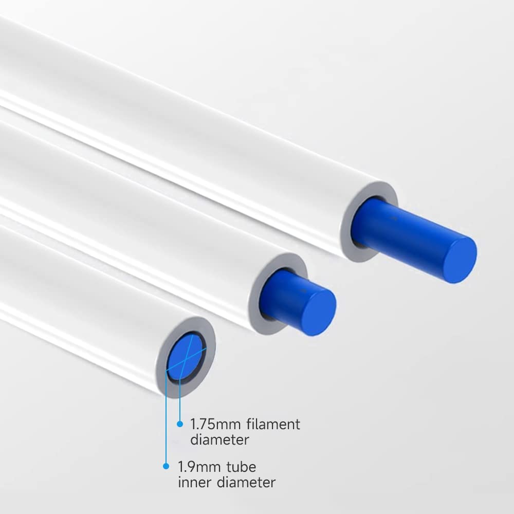 Tube d'imprimante 3D Creality officiel, mises à niveau de tubes en téflon en PTFE pour imprimante 3D pour séries Ender 3/3 V2/ 3 Pro/3 Max/5/CR 10