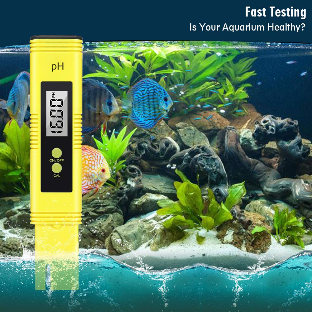 Digital pH Meter for Liquid. High Accuracy 0.01. Water Tester with Temperature Sensor ATC, Electronic Auto Calibration