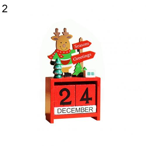 Juletræ julemand snemand elg tog nedtælling kalender ornament jule hjemmeindretning tilbehør fest forsyning bryllup forsyninger: 2