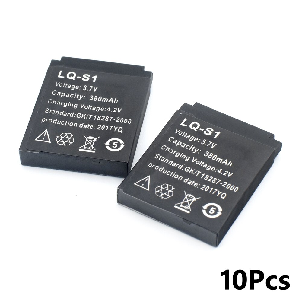 POSTHUMAN-batería recargable de polímero de litio para reloj inteligente, HLX-S1 GJD DJ-09 AB-S1 M9 FYM-M9 DZ09 QW09 W8 JJY-S1 3,7 V: 10pcs