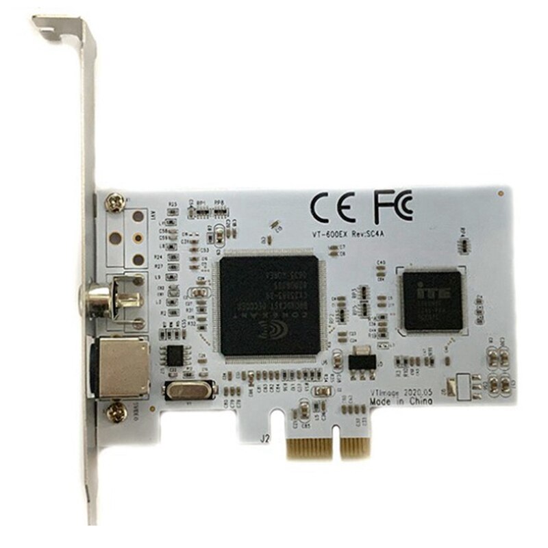 PCI-E Expansion Card PCIE to AV Surveillance HD 640X480 Resolution Video Capture Card Built-in CX23881 Chip