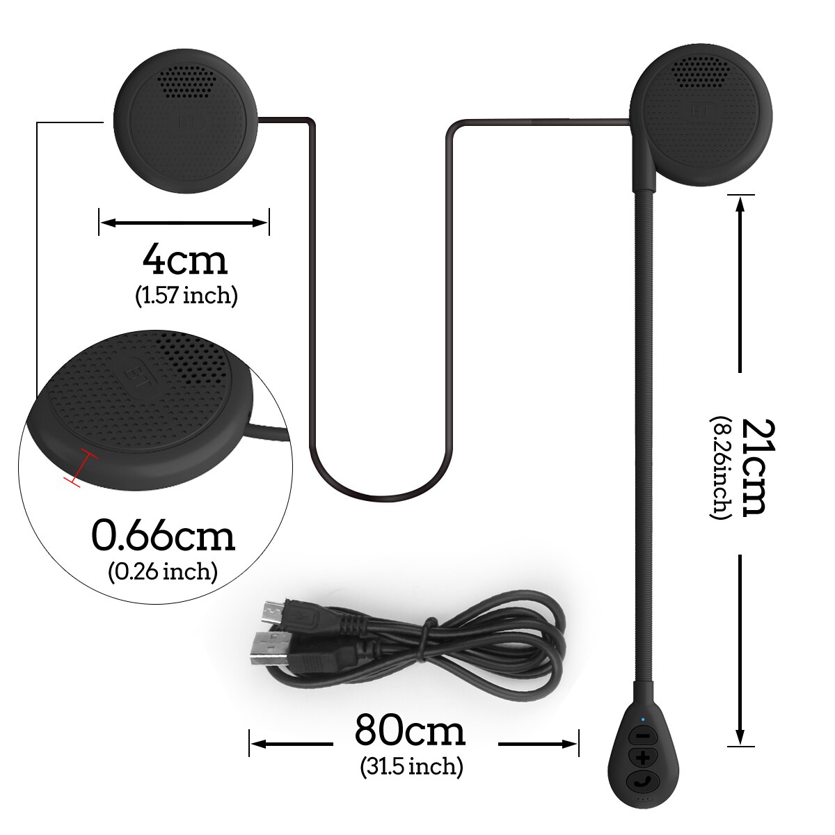 Moto Helm Headset Bluetooth 5.0 Ultradunne Motorfiets Koptelefoon Draadloze Speaker Hoofdtelefoon Handsfree Call Music Play