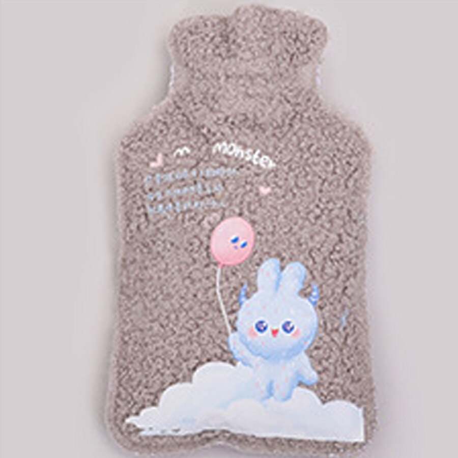 Cartoon plush bear water injection warm water bag portable compress warm hand treasure water bagA808: style 6