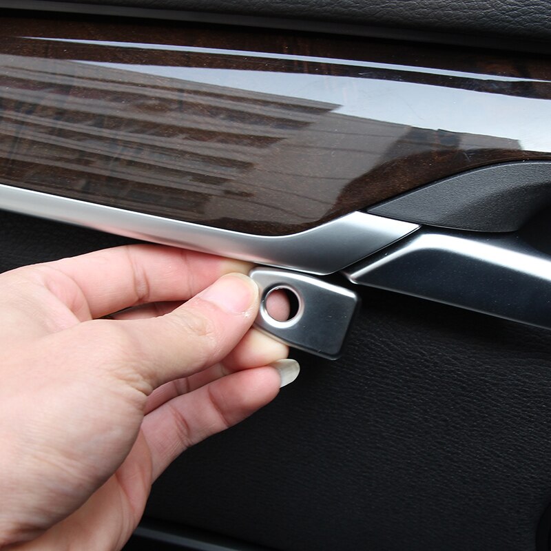 ABS Matte Chrome Car Door Lock Cover Trim For BMW X5 f15 For X6 f16 Car Styling Accessories Stickers
