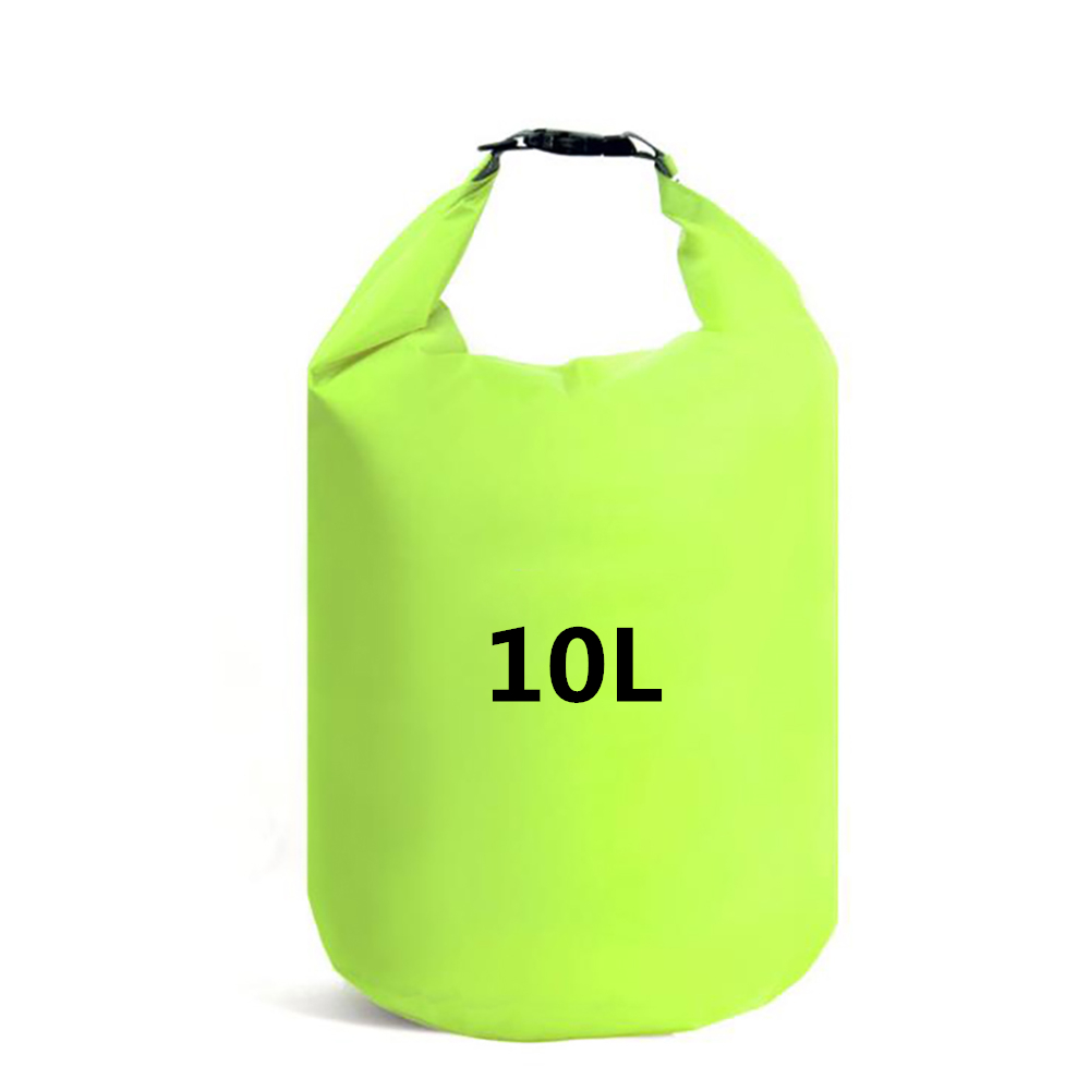 Bolsas impermeables para acampar, Rafting, almacenamiento a prueba de polvo, fundas deportivas, bolsa impermeable con gancho ajustable para exteriores, 10L/20L: Rosa