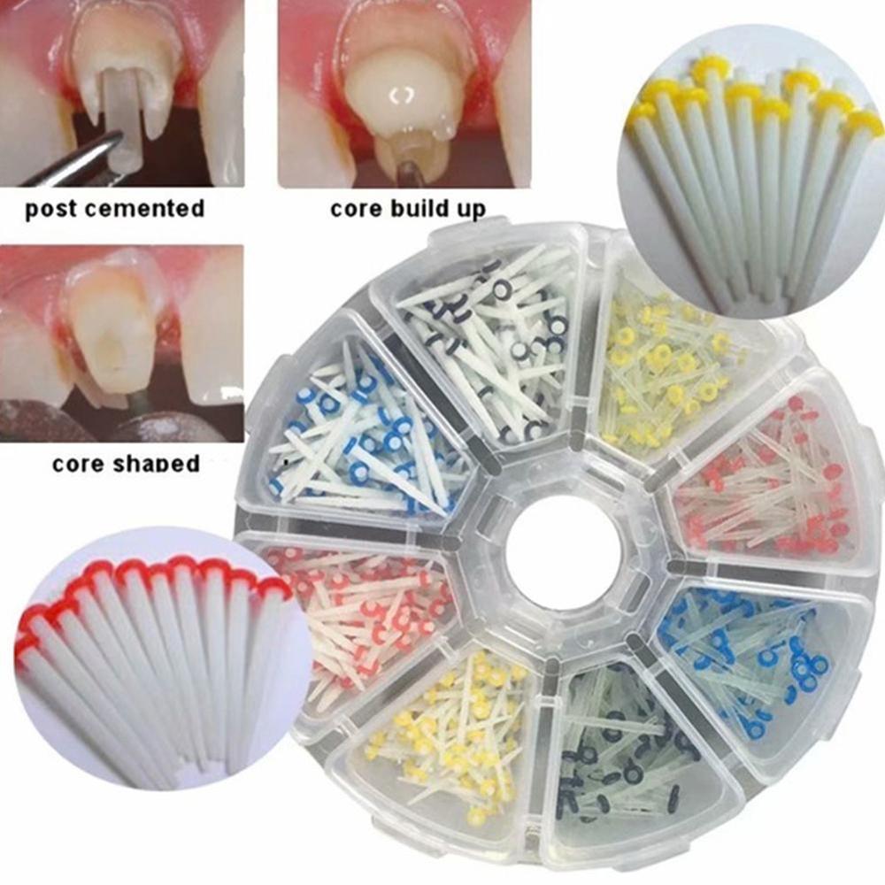 Posts Materials Teeth Restorative Plated Screw 200Pcs Dental Fiber Post Glass Quartz Teeth Restorative 1.0mm 1.2mm 1.4mm 1.6mm
