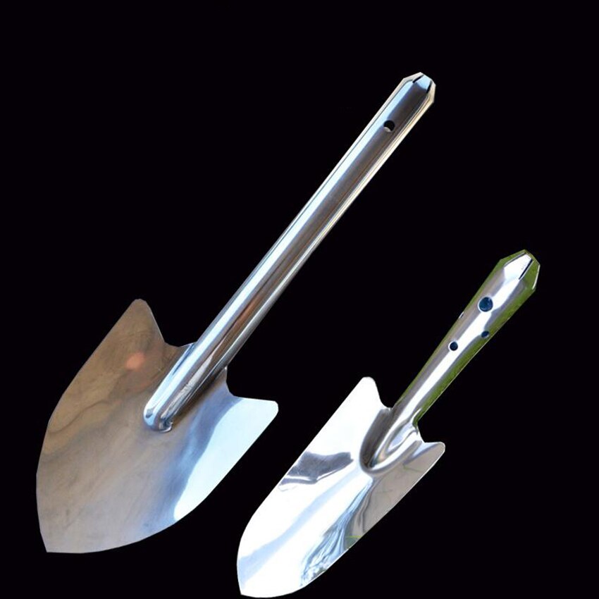 high-grade garden tools stainless steel spade shovel outdoor flower garden utilities household small shovel