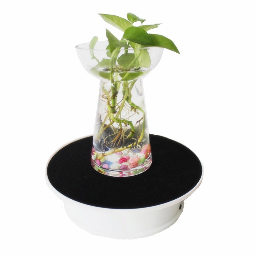 Base giratória da plataforma giratória do suporte de exibição para a promoção e a bateria motorizada do uso da exibição do suporte giratório