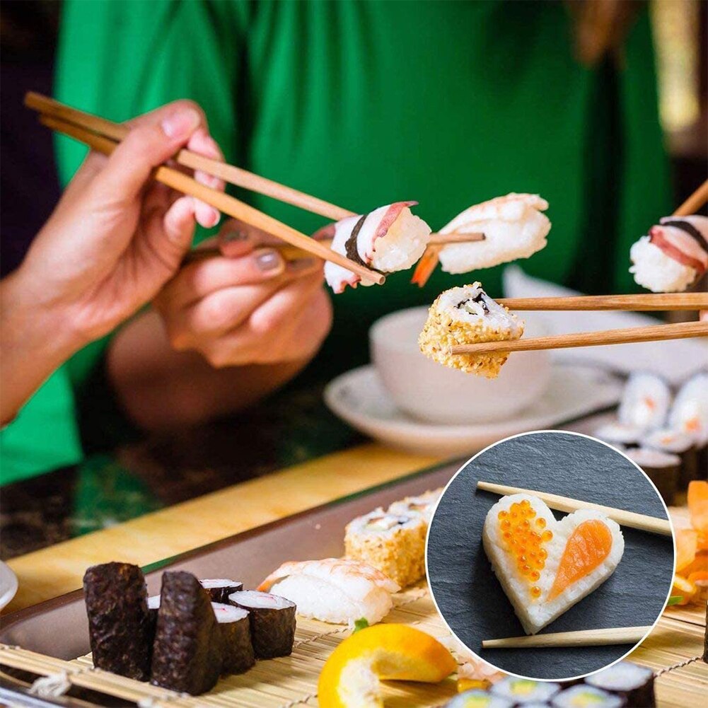 Sushi Maken Kit, 10 Pack Sushi Maker Tool Met Rice Roll Mold Vork Spatel