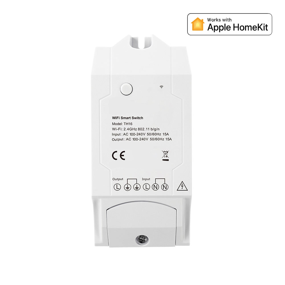 Temperature And Humidity Monitoring WiFi Smart Switch work with Apple HomeKit
