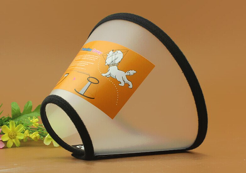 Small Size Dog Cat Vet Elizabethan Collar Cone Wound Healing Brace Blue Size XS M L