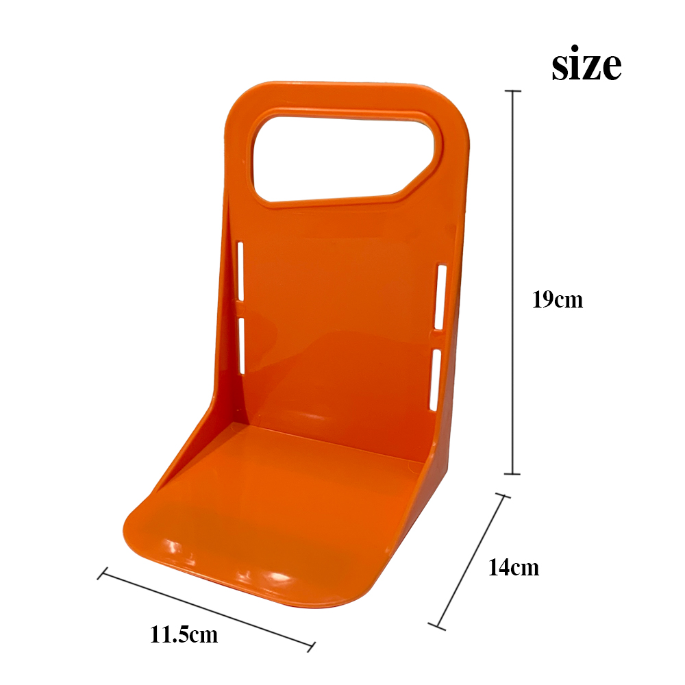 Kofferbak Opbergdoos Vaste Partitie 1PCS Multifunctionele Auto Kofferbak Vaste Rack Houder 2Size Schudbestendige Hek Opslag houder: Oranje