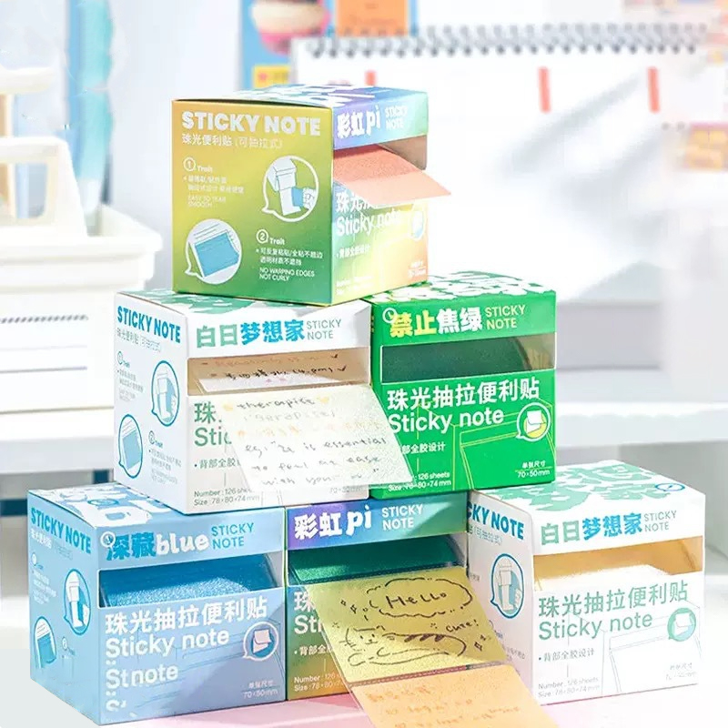 Etykiety samoprzylepne wielokrotnie wklejane bez kleju Wygodne naklejki Proste, urocze artykuły papiernicze Przezroczysta książka z naklejkami