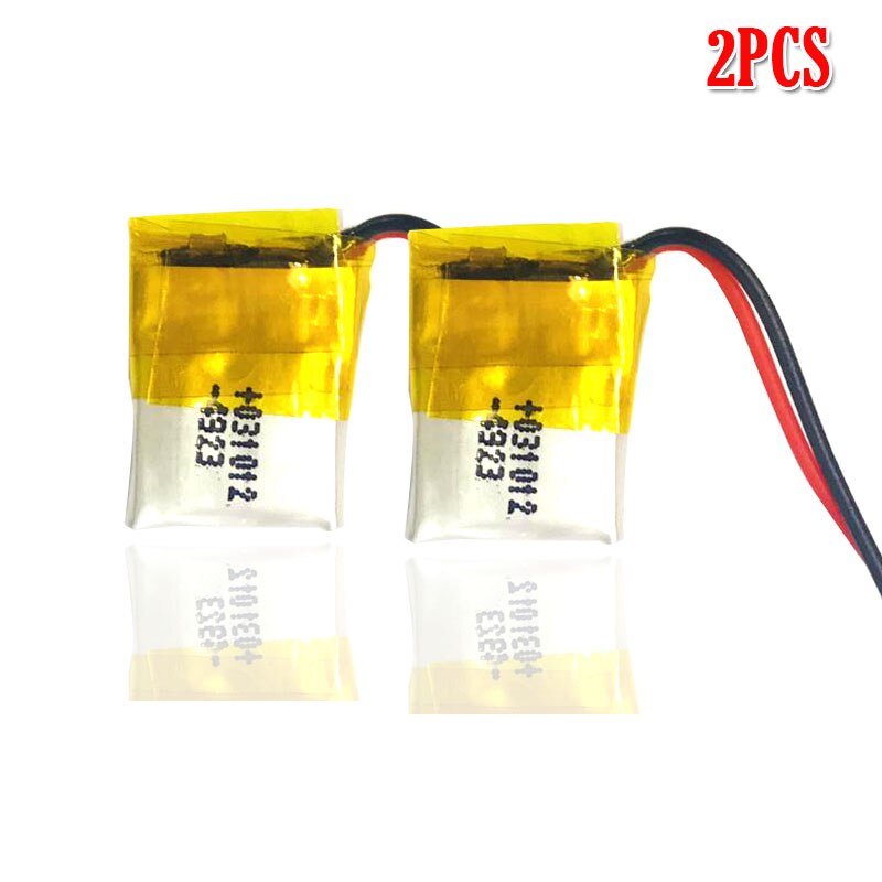 30mAh 3.7V 301012 lithium polymer lipo rechargeable battery for GPS MP3 MP4 PAD DVD DIY bluetooth headphone speaker phone: 2pcs