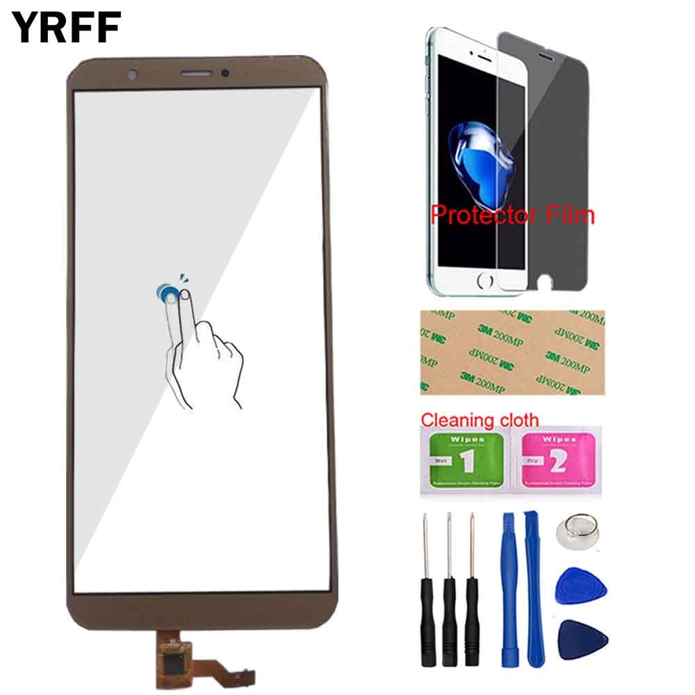 Touch Screen For Huawei P Smart FIG-LX1 FIG-L21 FIG-L22 Touch Screen Digitizer Panel Front Glass Sensor Tools Protector Film