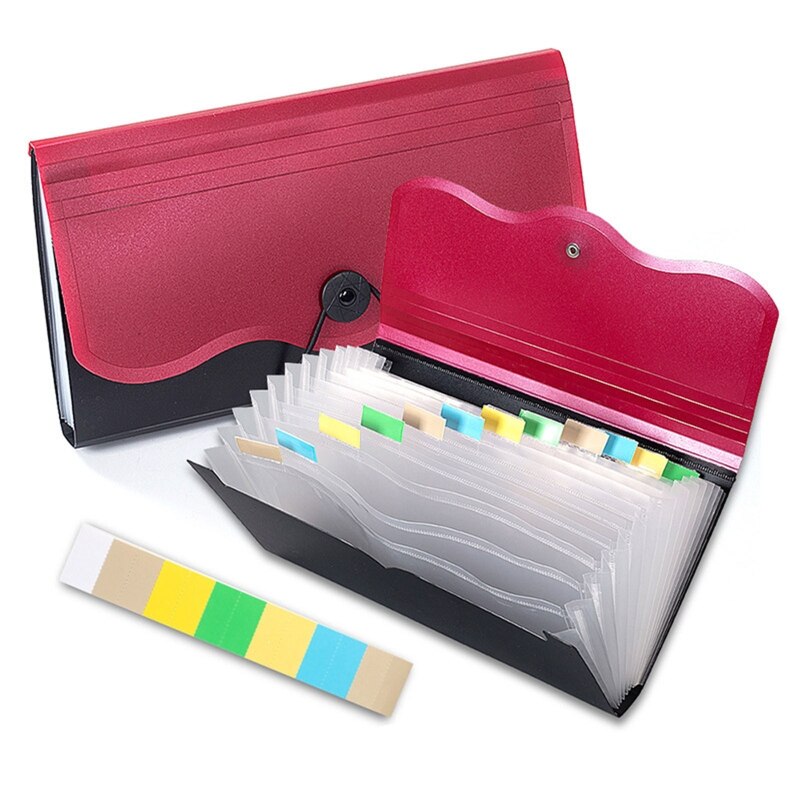 B5 Accordion Folder Expandable Receipt File Folder Document Organizer File Box 101A