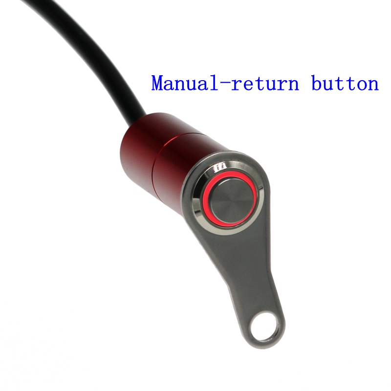 MotoLovee LED Motorcycle Switch Handlebar Adjustable Mount Waterproof ON-OFF Button For Headlight Fog Light Start Kill Switches: Ared