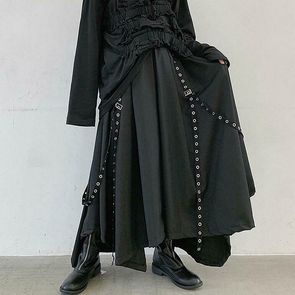 Gothic Mens Gothic Cool Cyber Bondage Baggy Shorts main image 0